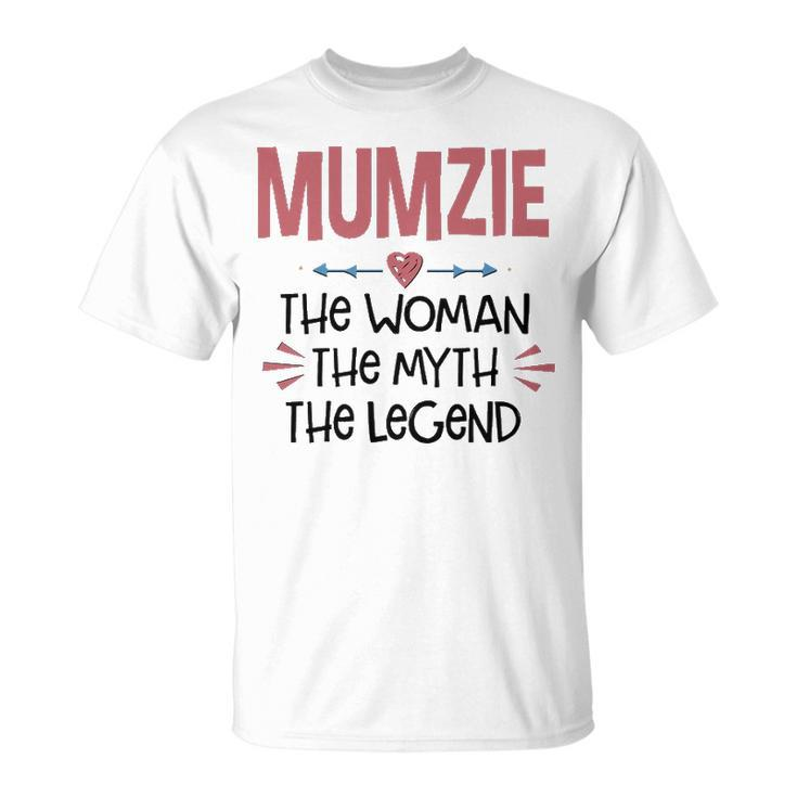 Mumzie Grandma Mumzie The Woman The Myth The Legend T-Shirt