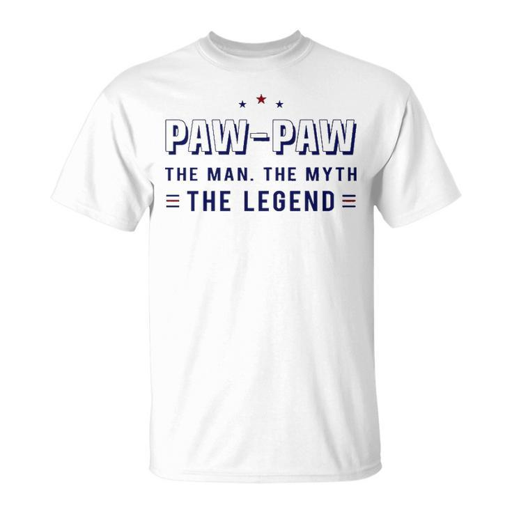 Paw Paw Grandpa Paw Paw The Man The Myth The Legend V3 T-Shirt