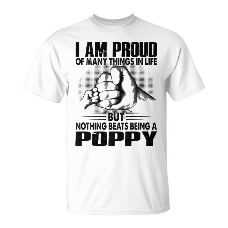 Poppy Grandpa Nothing Beats Being A Poppy T-Shirt