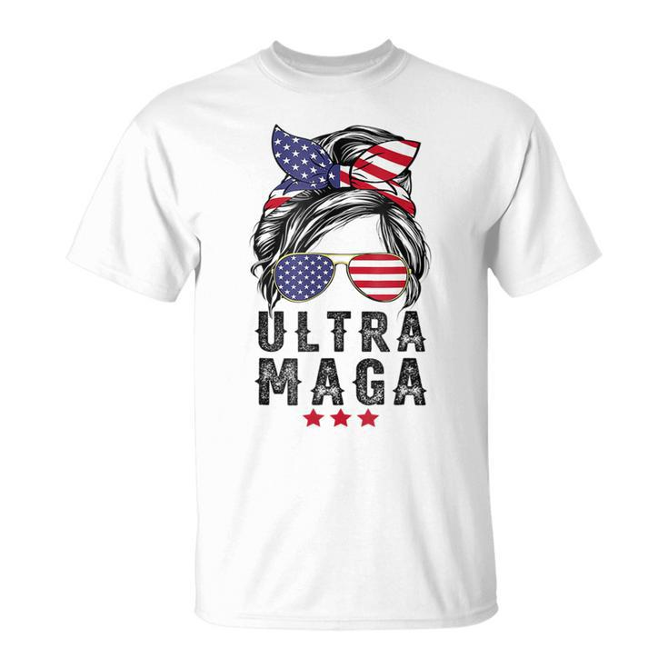 Pro Trump Ultra Mega Messy Bun  V2 Unisex T-Shirt