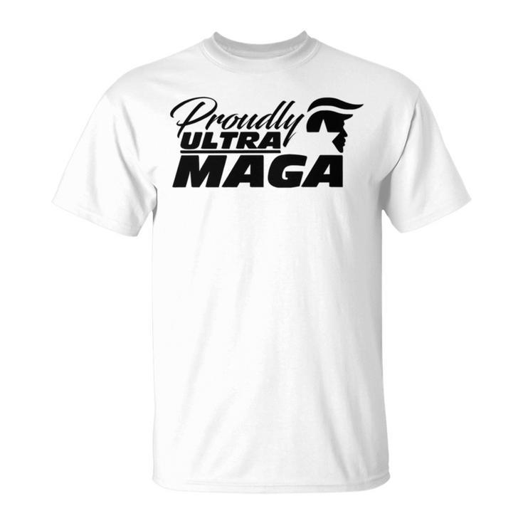 Proudly Ultra Maga Decallets Go Brandontrump Was Rightmandate Freedom Sticker Unisex T-Shirt