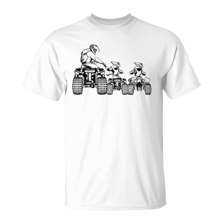 Quad Bike Father And Son Four Wheeler Atv Gift  Unisex T-Shirt