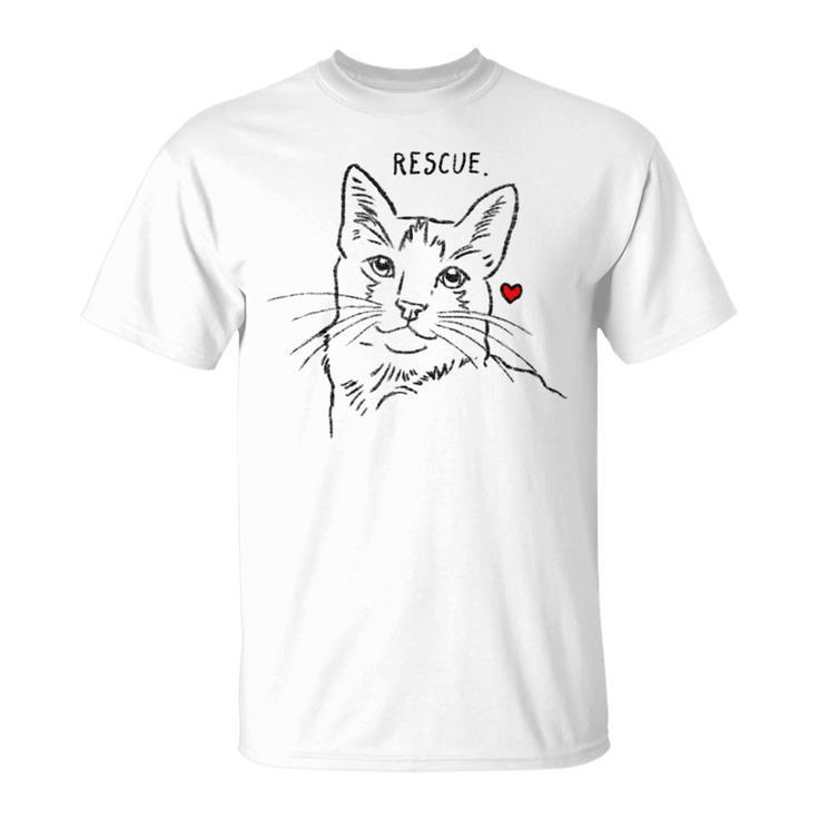 Rescue Cat Rescue Mom Adopt Dont Shop Pet Adoption T-shirt