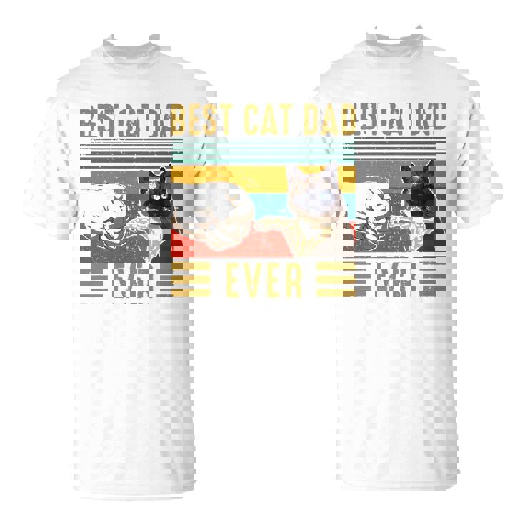 Retro Vintage Best Cat Dad Ever Fathers Day Siamese Cat Gift T-Shirt Retro Vintage Best Cat Dad Ever Fathers Day Siamese Cat Gift T-Shirt