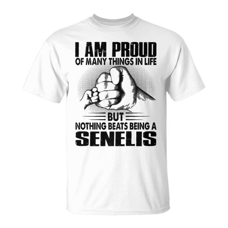 Senelis Grandpa Nothing Beats Being A Senelis T-Shirt