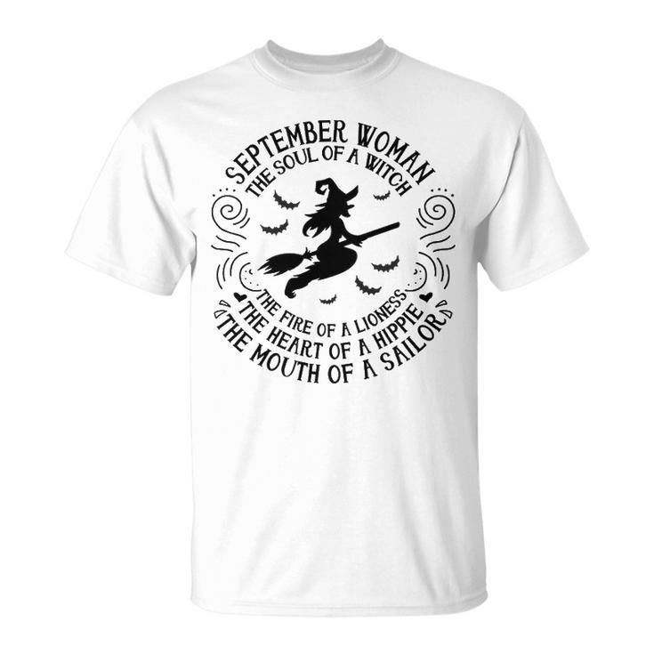 September Woman The Soul Of A Witch T-Shirt