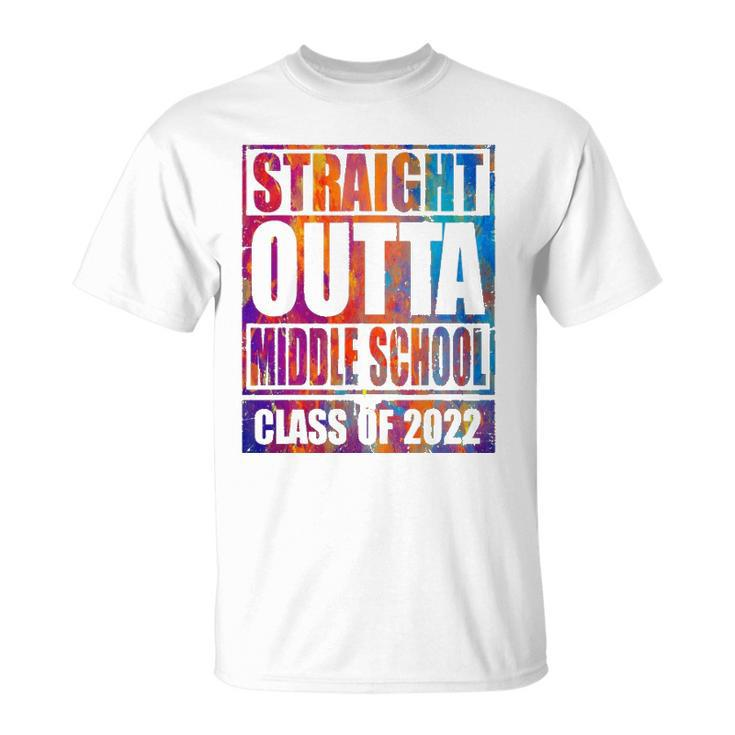 Straight Outta Middle School 2022 Graduation Unisex T-Shirt