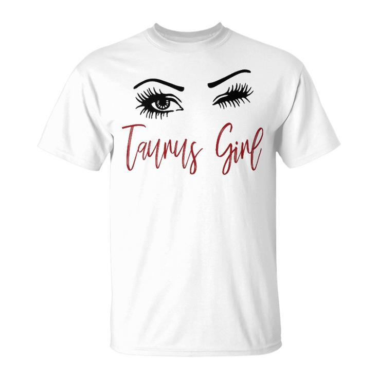 Taurus Girl Taurus Girl Wink Eyes T-Shirt