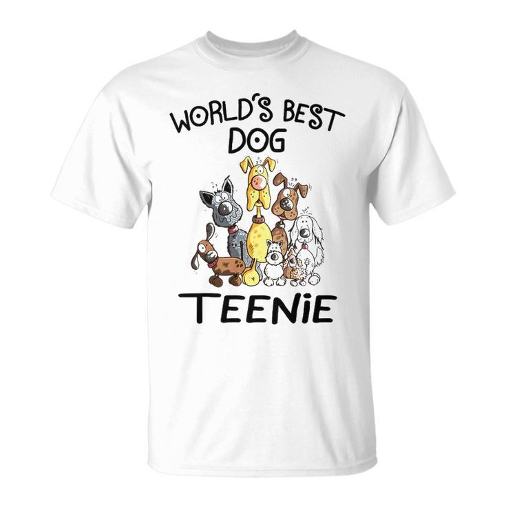 Teenie Grandma Worlds Best Dog Teenie T-Shirt