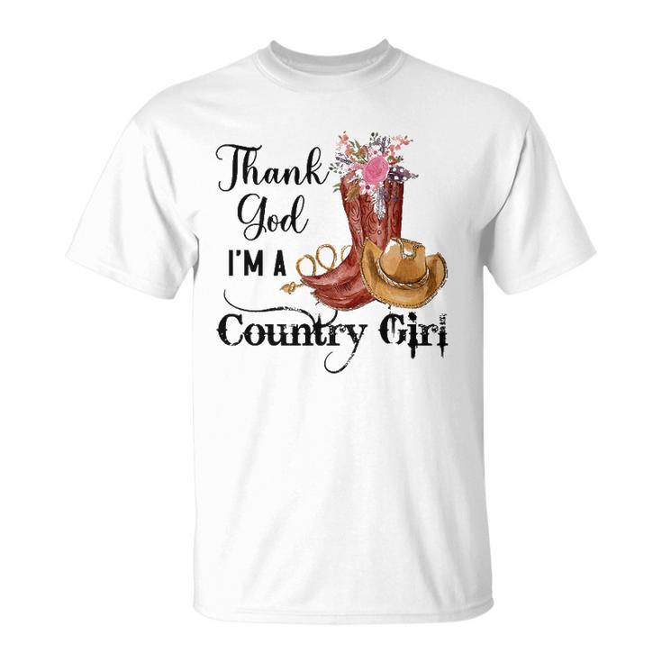 Thank God Im A Country Girl Unisex T-Shirt