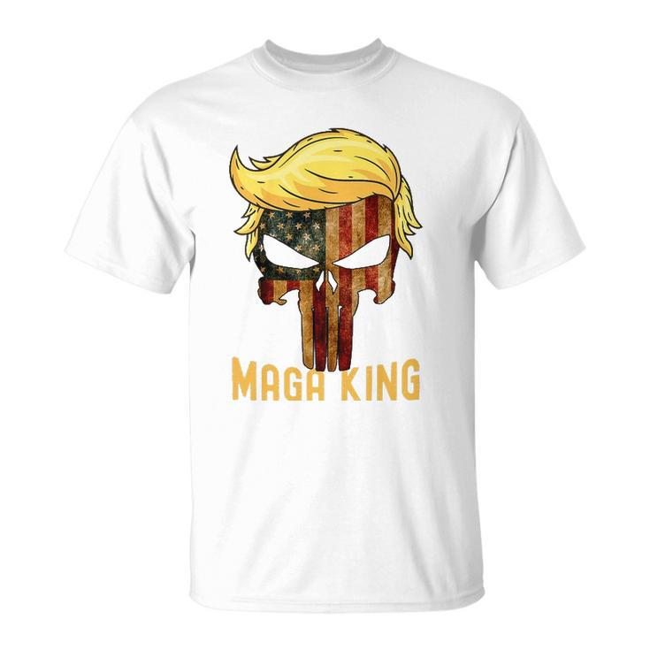 The Great Maga King  Donald Trump Skull Maga King Unisex T-Shirt