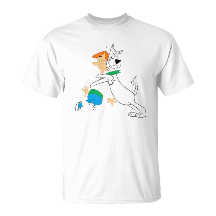 The Jetsons Astro Hugging George  Unisex T-Shirt