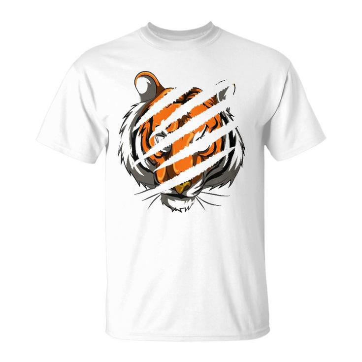 Tiger Stripes Zoo Animal Tiger Unisex T-Shirt