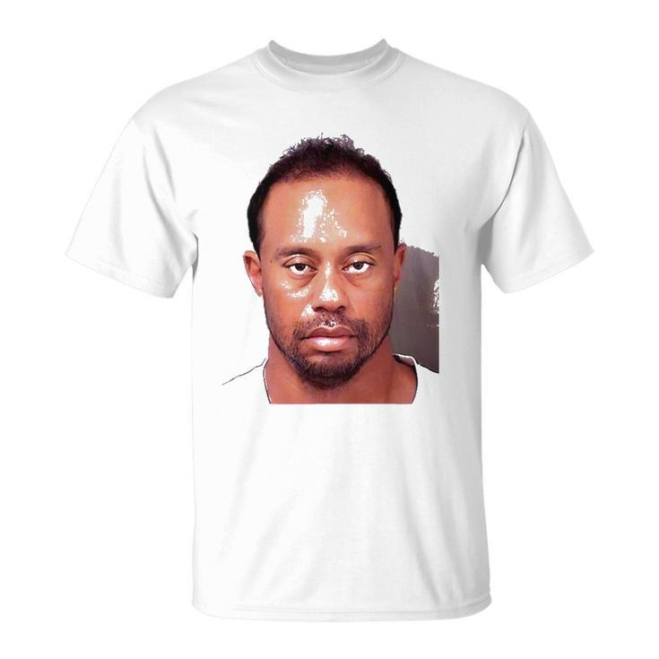 Tiger Woods Dui Mug Shot Masters Golf Unisex T-Shirt