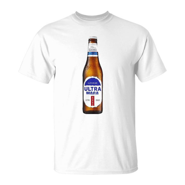 Ultra Maga  Funny Anti Joe Biden Ultra Maga Beer Unisex T-Shirt