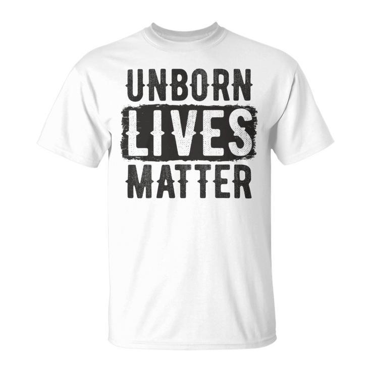 Unborn Lives Matter Unisex T-Shirt