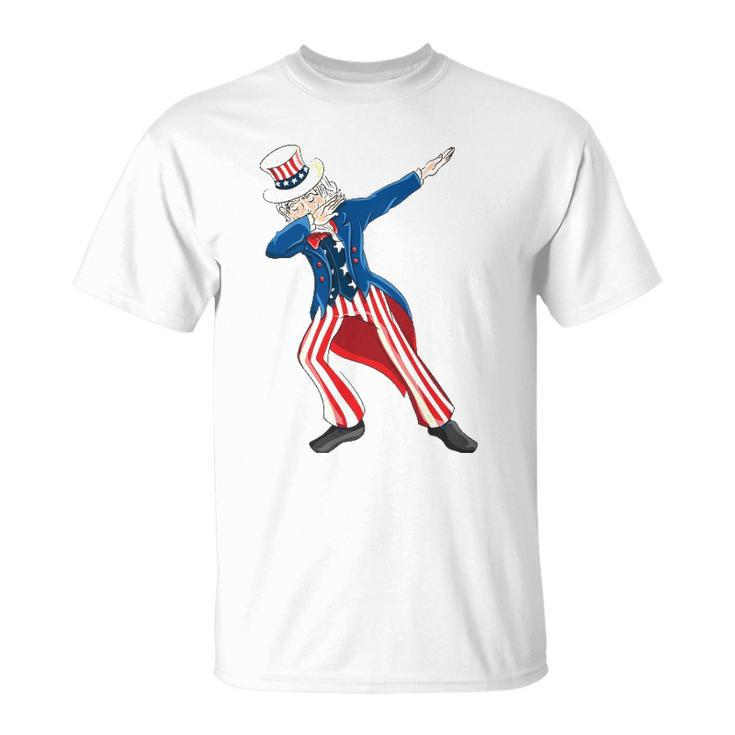 Uncle Sam Dabbing  - Patriotic Uncle Sam Dab Unisex T-Shirt