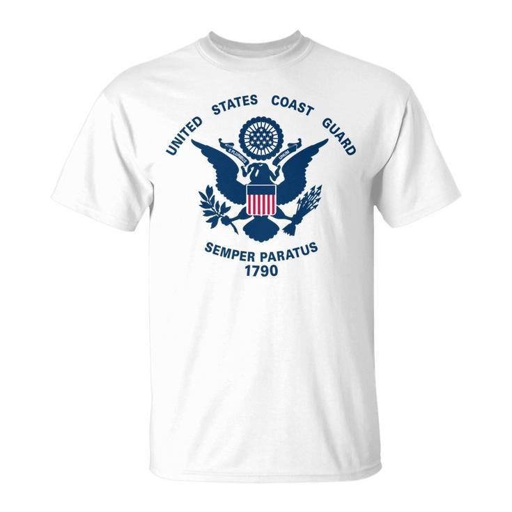 United States Coast Guard Uscg Logo Police Veteran Patriotic   Unisex T-Shirt