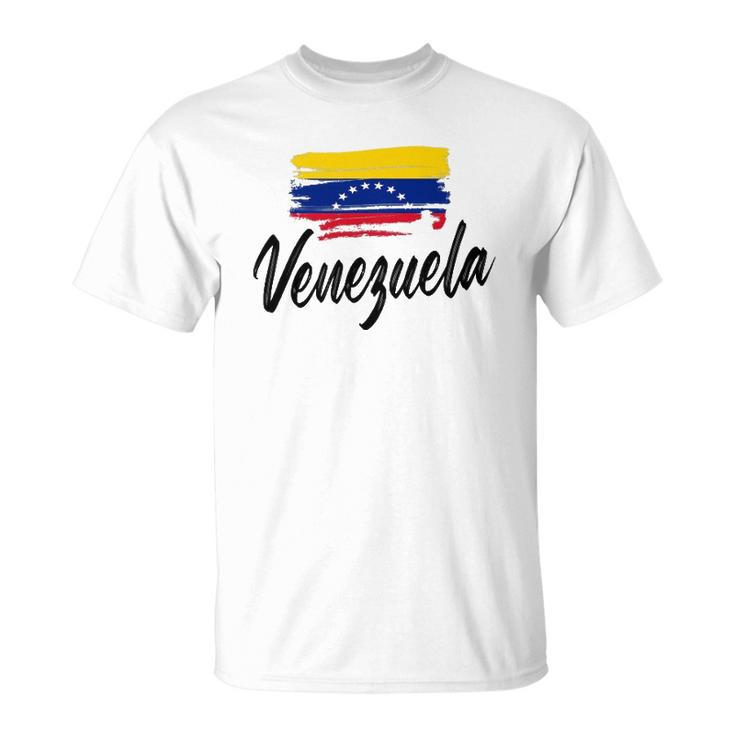Venezuela Flag Venezuelan Funny Venezolano Pride Unisex T-Shirt