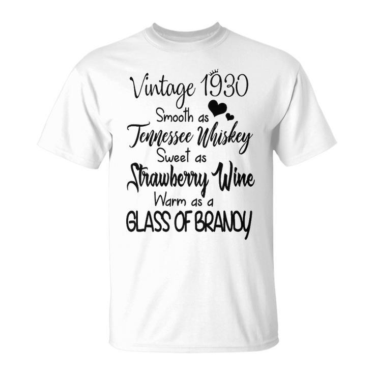 Vintage 1930 Woman Birthday Unisex T-Shirt