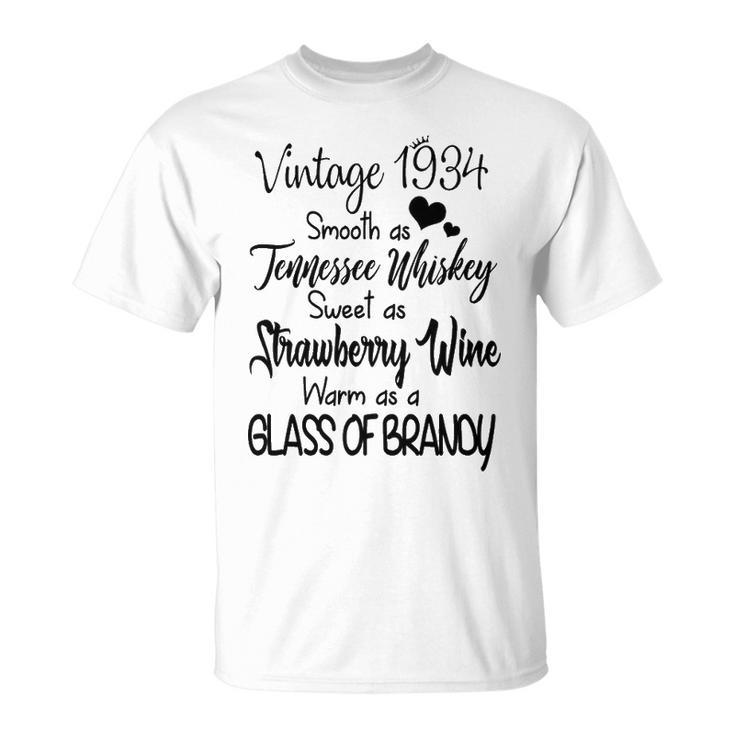 Vintage 1934 Woman Birthday Unisex T-Shirt