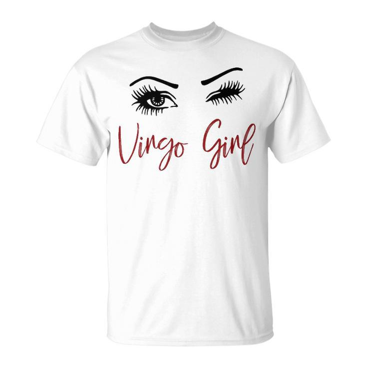 Virgo Girl Virgo Girl Wink Eyes T-Shirt