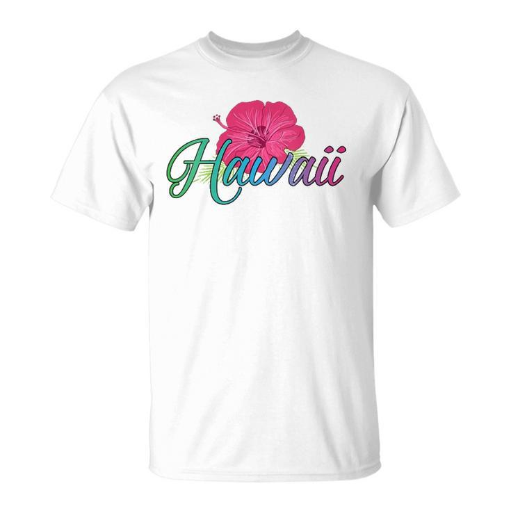 Womens Aloha Hawaii From The Island - Feel The Aloha Flower Spirit  Unisex T-Shirt