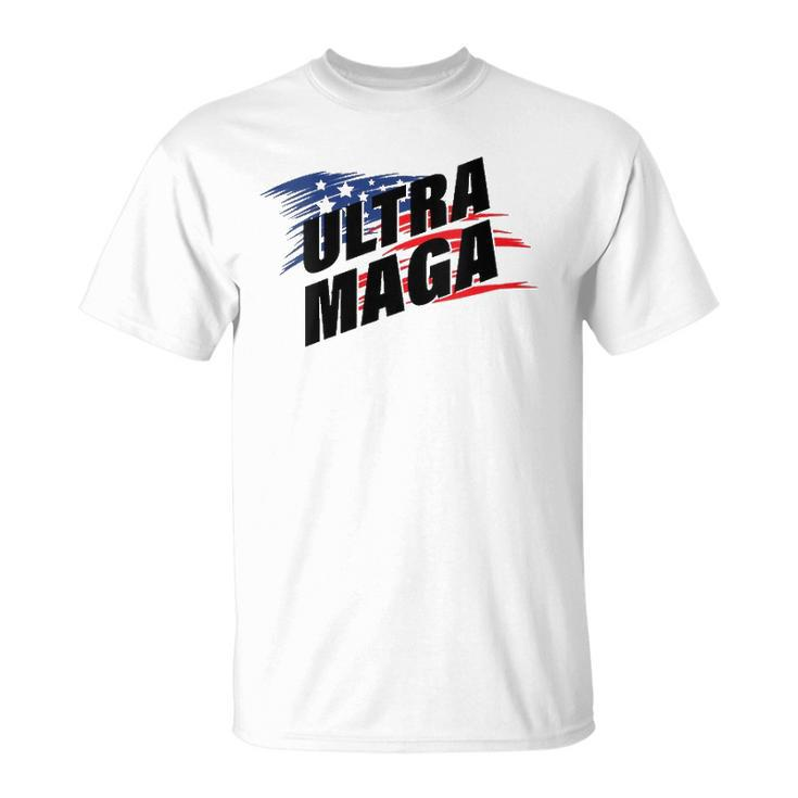 Womens Ultra Maga Pro American Pro Freedom Ultra-Maga Ultra Mega Pro Trump  Unisex T-Shirt