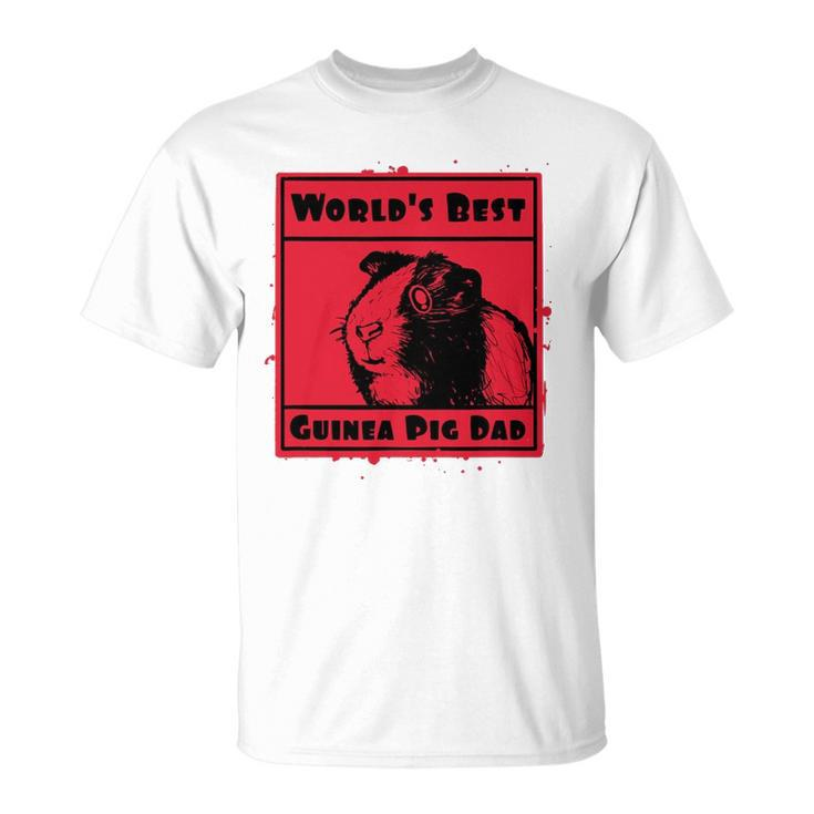 Worlds Best Guinea Pig Dad Unisex T-Shirt