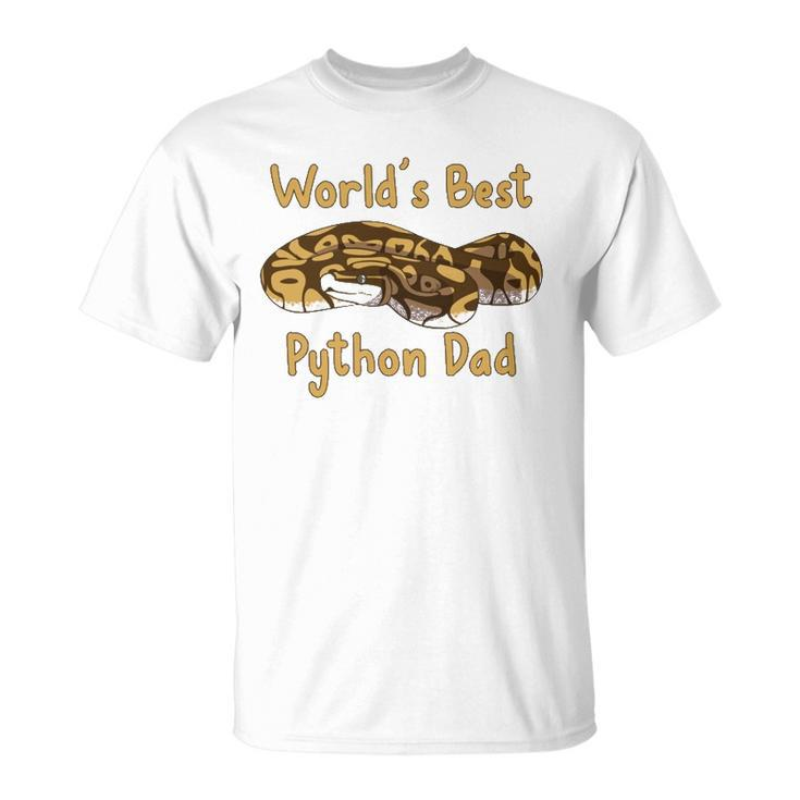 Worlds Best Python Dad Snake Owner Unisex T-Shirt