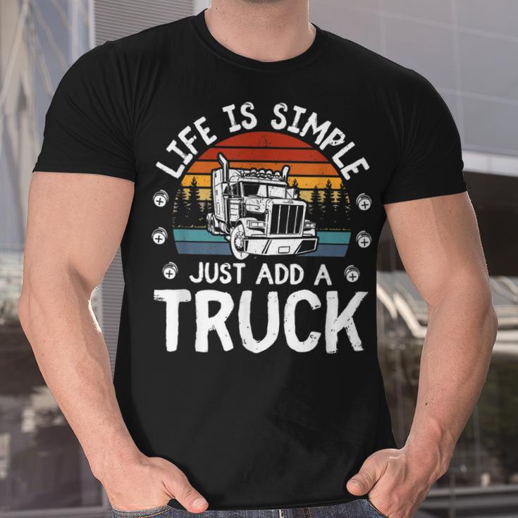 Vintage Trucker Men Truck Driving 