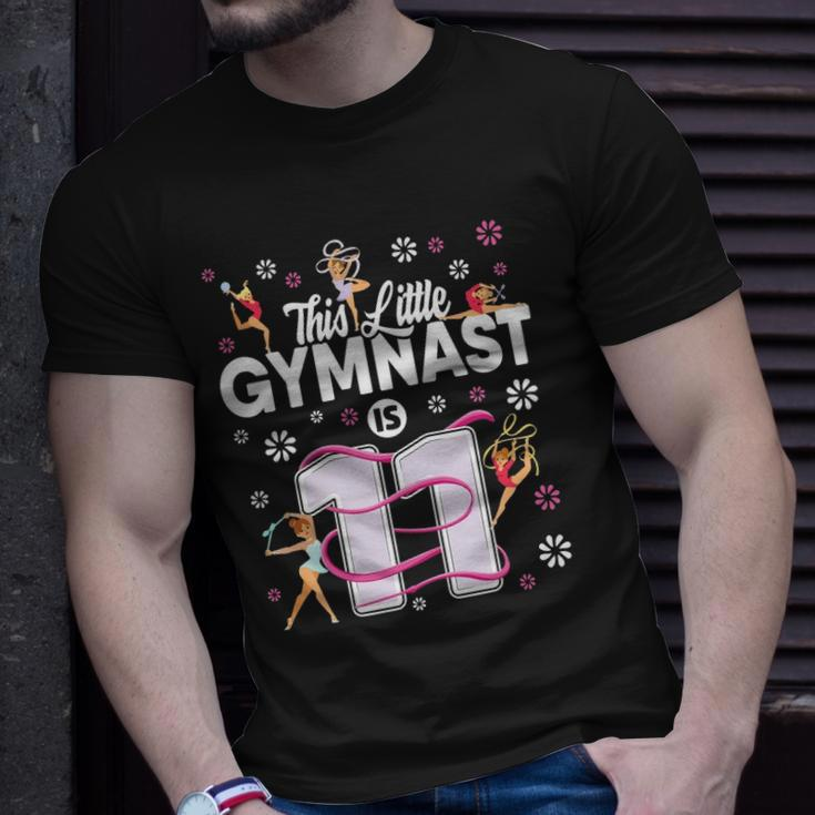 11 Years Old Gymnast 11Th Birthday Girl Tumbling Gymnastics Unisex T-Shirt Gifts for Him