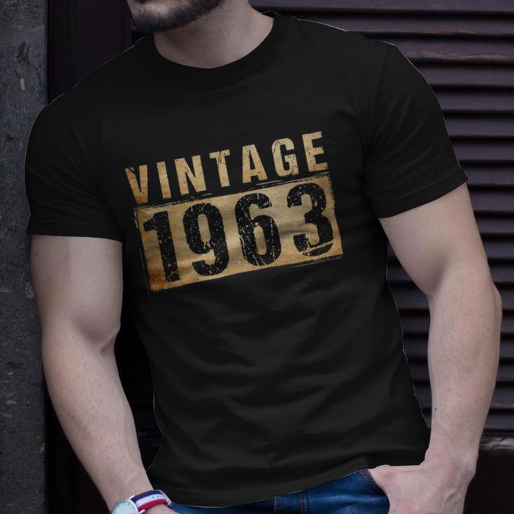 59 Years Old Vintage 1963 59Th Birthday Decoration Men Women Unisex T-Shirt Gifts for Him