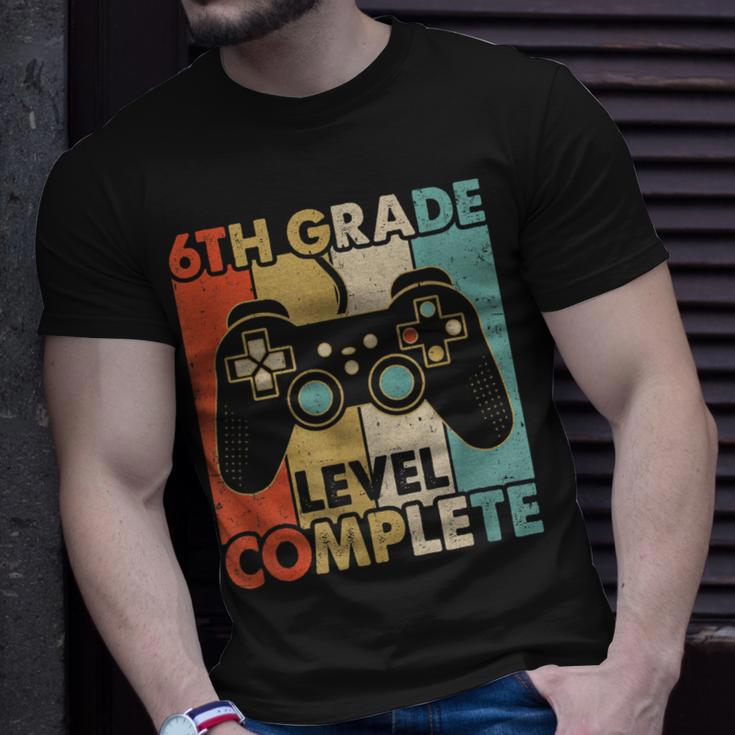 6Th Grade Graduation Level Complete Video Games Boy Kids Unisex T-Shirt Gifts for Him
