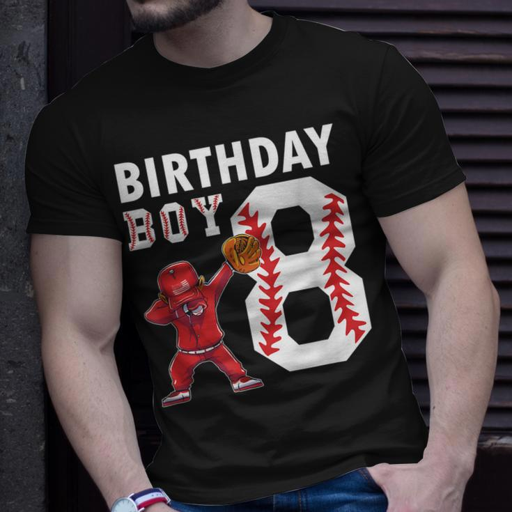 8 Years Old Boy Baseball Player 8Th Birthday Kids Unisex T-Shirt Gifts for Him