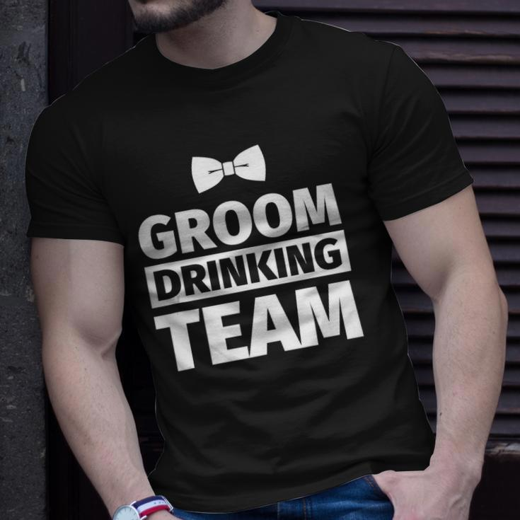 Bachelor Party - Groom Drinking Team Unisex T-Shirt Gifts for Him