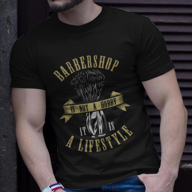 Barbershop Is Not A Hobby It Is A Lifesyle Unisex T-Shirt Gifts for Him