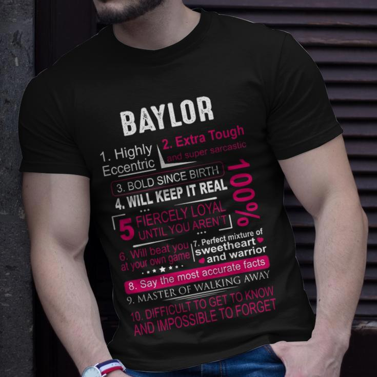 Baylor Name Baylor Name T-Shirt Gifts for Him