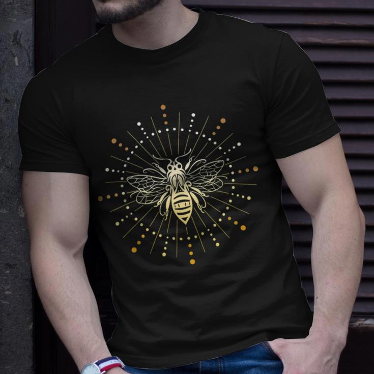 Bee Bee Bee With Sun Honey-Bee With Sun Rays Trendy Summer Style Unisex T-Shirt Gifts for Him