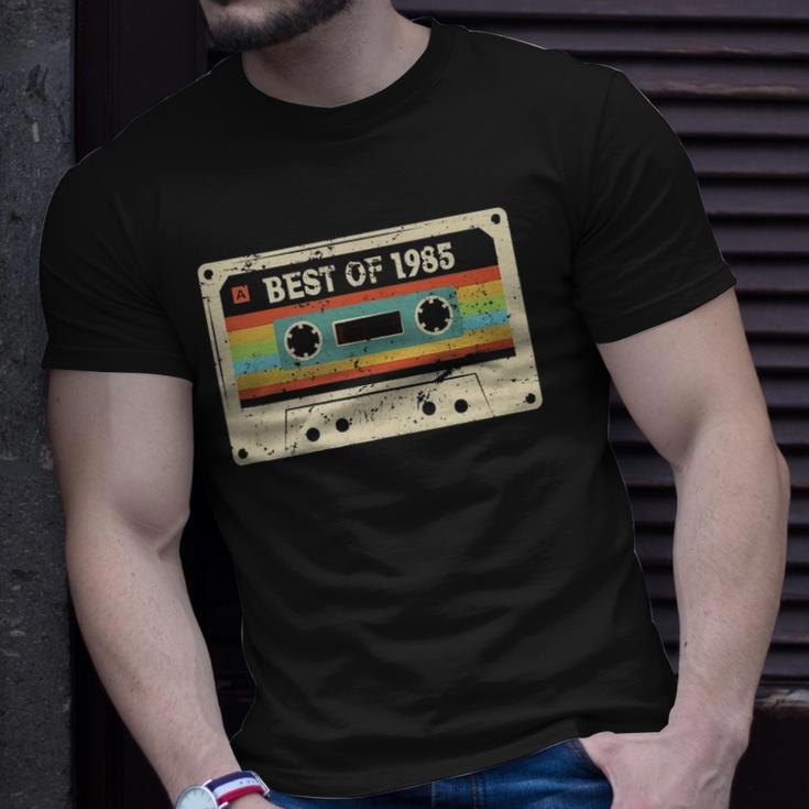 Best Of 1985 Cool 37 Years Old Bday Men Women 37Th Birthday Unisex T-Shirt Gifts for Him