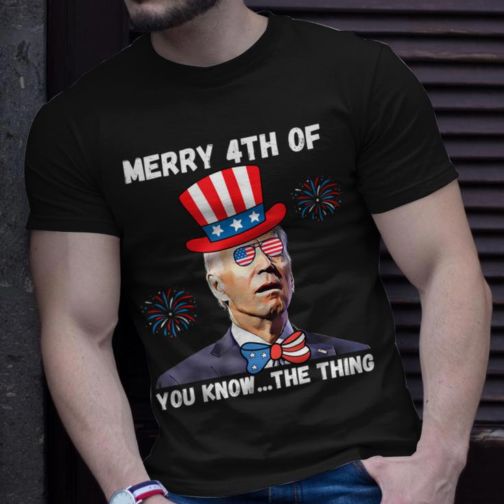 Biden Dazed Merry 4Th Of You Know The Thing 4Th Of July Unisex T-Shirt Gifts for Him