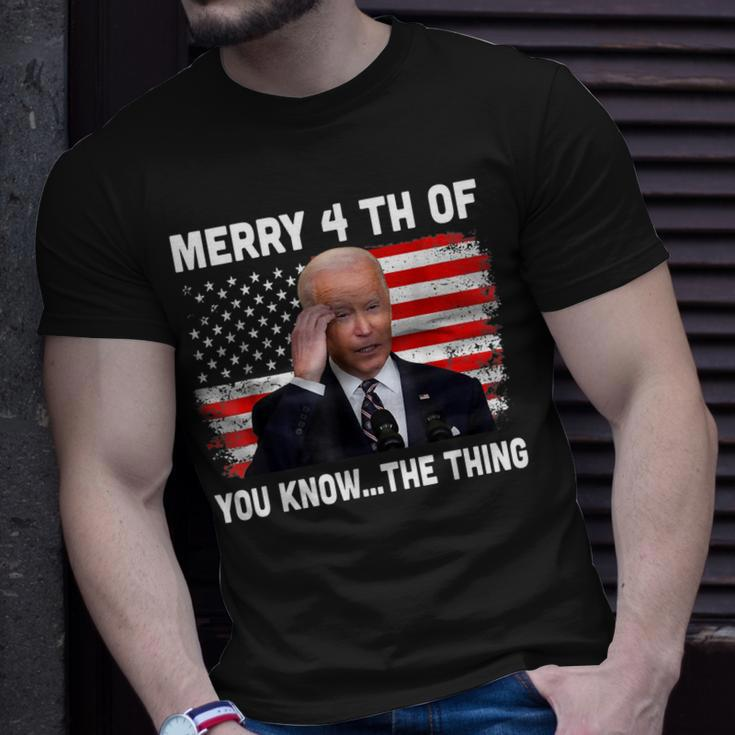Biden Dazed Merry 4Th Of You KnowThe Thing Unisex T-Shirt Gifts for Him