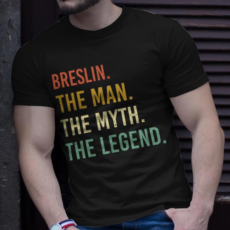 Breslin Name Shirt Breslin Family Name Unisex T-Shirt Gifts for Him