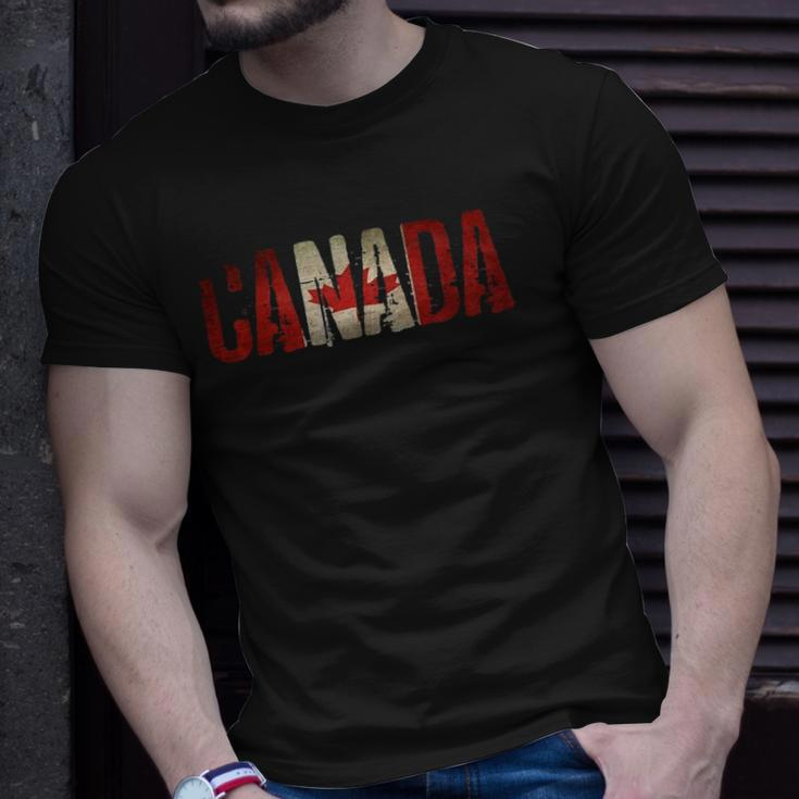 Canadavintage Canadian Flag Unisex T-Shirt Gifts for Him