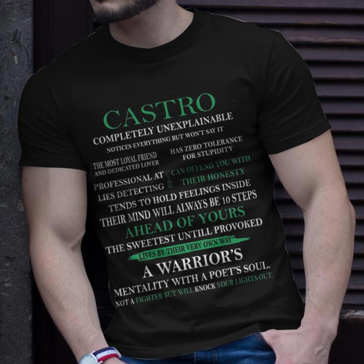 Castro Name Castro Completely Unexplainable T-Shirt Gifts for Him