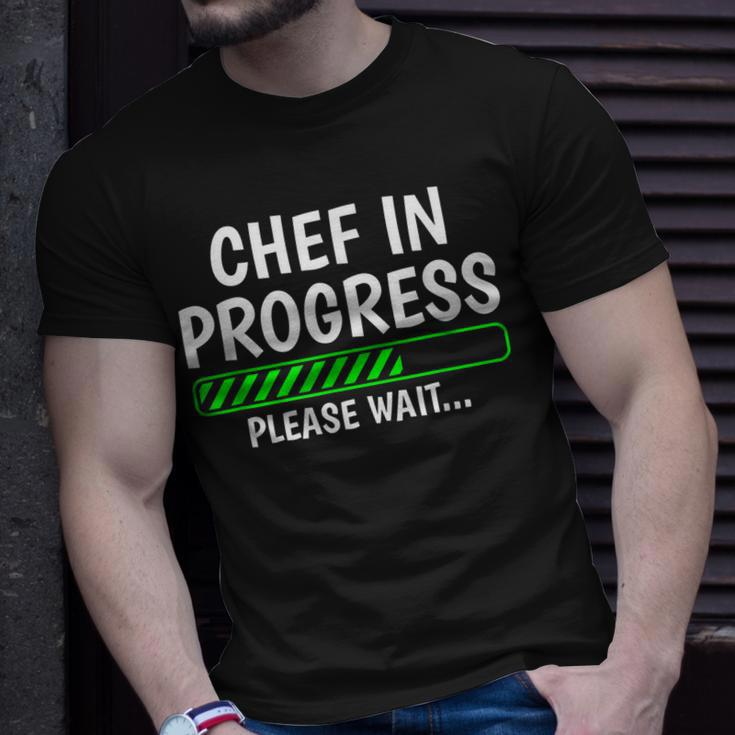 Chef In Progress Cook Sous Chef Culinary Cuisine Student Unisex T-Shirt Gifts for Him