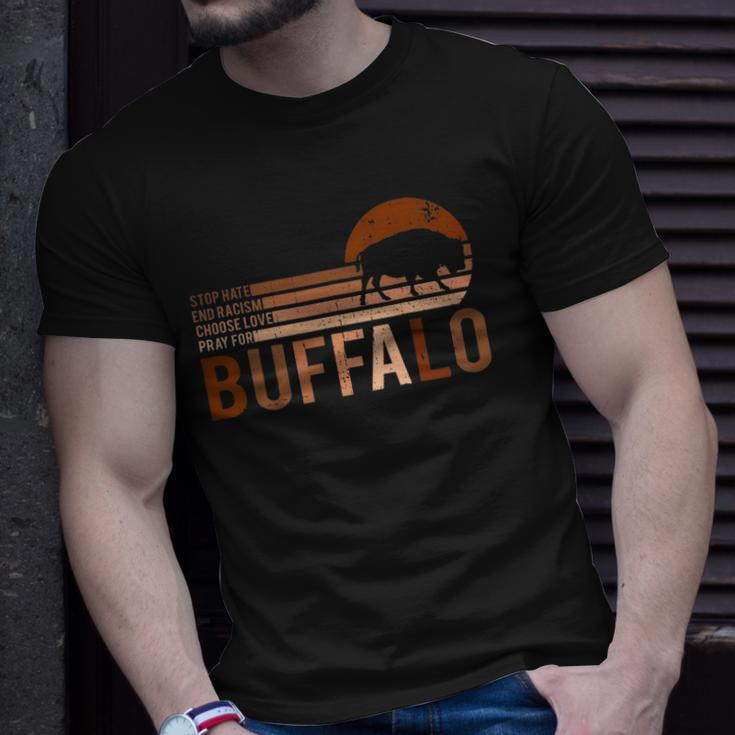 Choose Love Buffalo Stop Hate End Racism Choose Love Buffalo V2 Unisex T-Shirt Gifts for Him