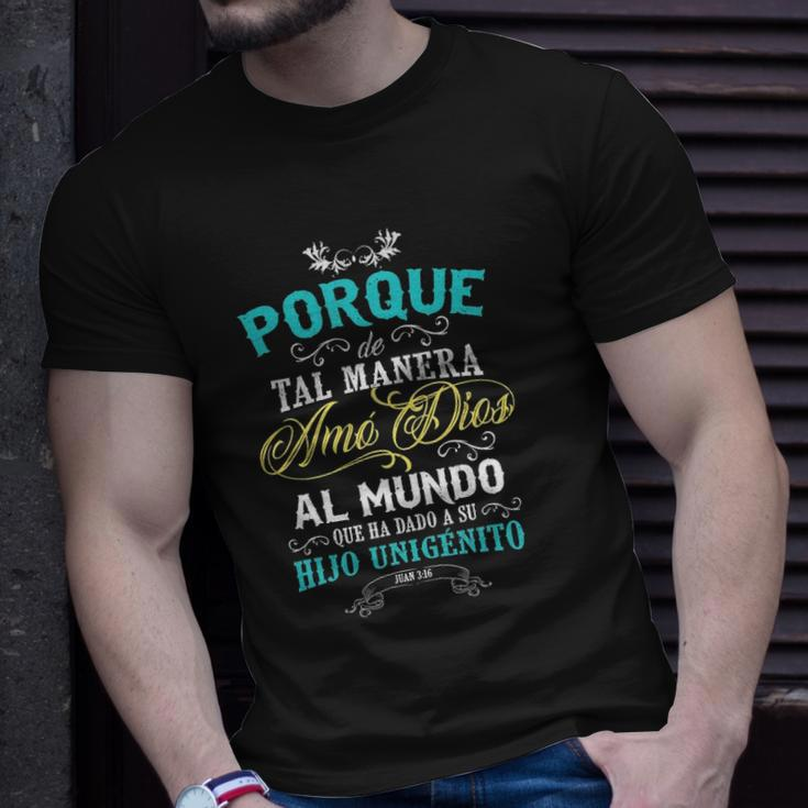 Christian S In Spanish Camisetas Sobre Jesus Unisex T-Shirt Gifts for Him
