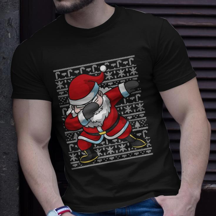 Dabbing Santa Claus Christmas Dab Men Women Boys Kids Youth Unisex T-Shirt Gifts for Him