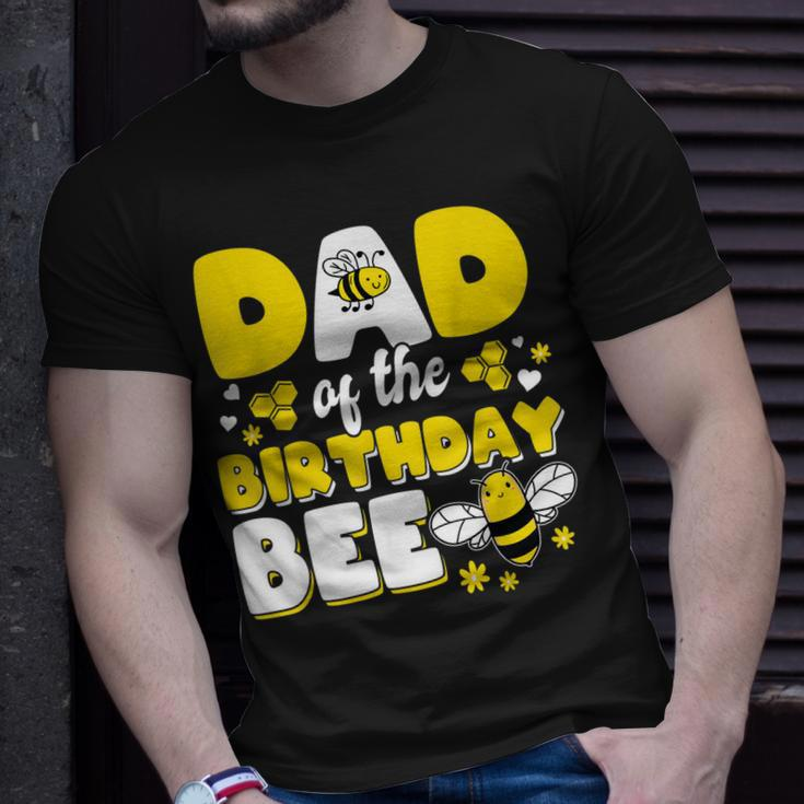 Dad Of The Bee Day Girl Party Matching Birthday Unisex T-Shirt Gifts for Him